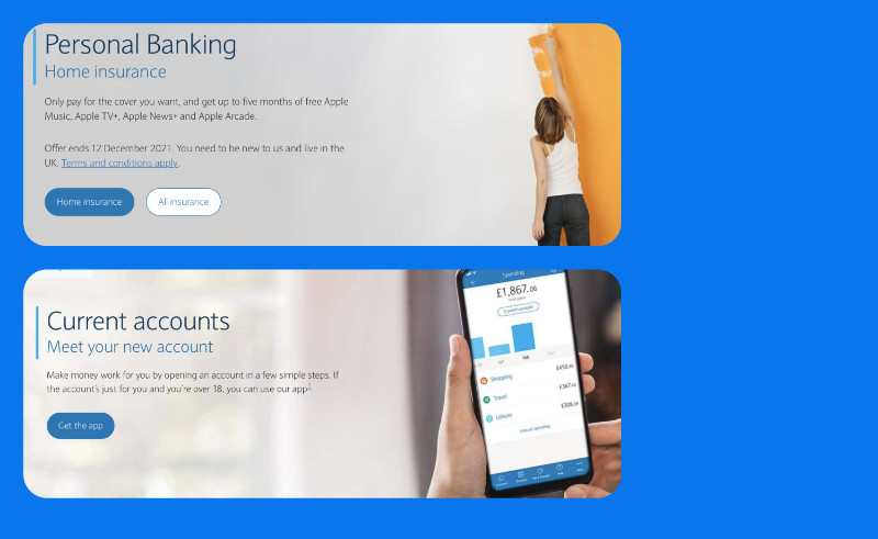 Barclays Current Account and Personal Account services