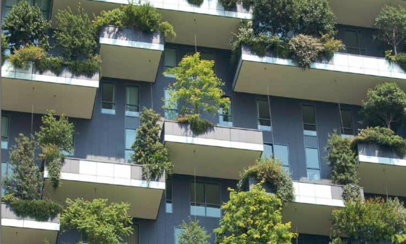 green balcony