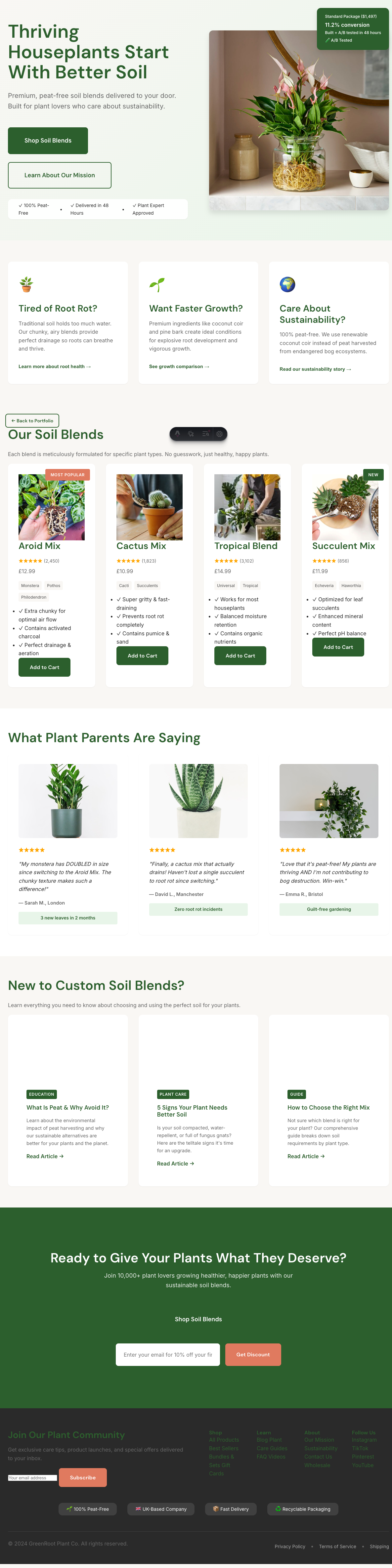 GreenRoot Standard Package Example